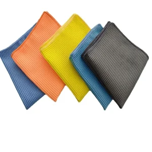 Fish Scale Towel Diamond Design Microfiber Kitchen Eco-Friendly Cleaning Cloths Car Wash Towel