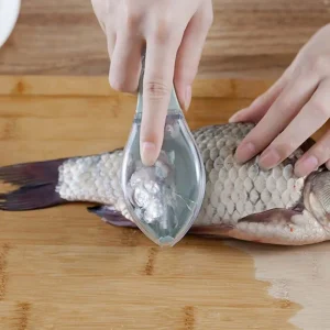 Fish Scales Graters Scraper Fish Cleaning Tool Scraping Scales Device With Cover Home Kitchen Cooking Fishing Tool Tackle