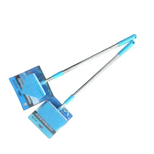 Fish Tank Stainless Steel Telescopic Sponge Brush Aquarium Cleaning Tool