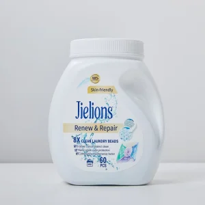 Five in One Laundry Detergent Beads 50% 80% Active Ingredient 60 Gel Shape Lingering Fragrance Apparel OEM Eco friendly