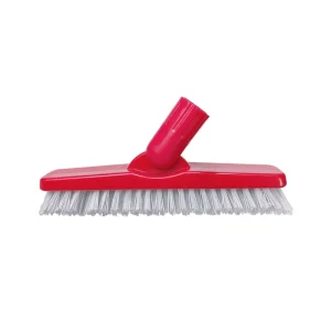 Floor Long Handle V Shape Stiff Bristle Cleaning Bathroom Deck Tub Tile Scrub Brush