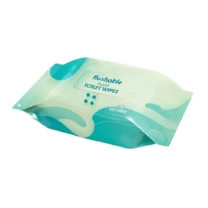 Flushable Cleaning Individually Wrapped Patient Wet Wipes Extra Soft Non Woven for Gym Use