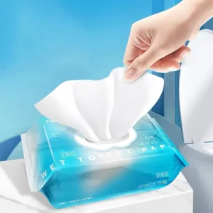 Flushable Toilet Wipes Natural Ingredient Unscented OEM Wet Wipes Factory Cleansing Wipes