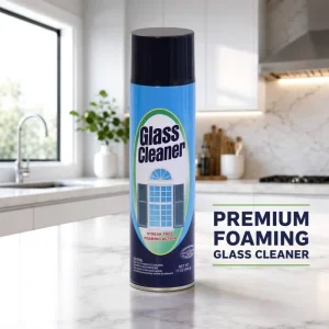 Foaming Glass Cleaner Spray Streak Free Foam Action Household Window Mirror Cleaning Aerosol