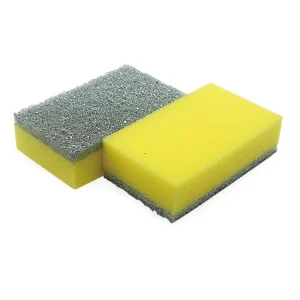 Foamstar 2 Pack Spray Silver Sponges Scouring Pads Scrub Dish Kitchen Cleaning Sponge