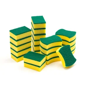 Foamstar Dish Pan Pot Washing Scrub Sponge Kitchen Thick Scrubber Pad Cleaning Scouring Sponge Pads Scourer Sponges