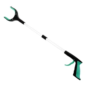 Foldable Elderly Friendly Telescopic Cleaning Tool Garbber Picker Gripper and Rotating Trash Picker Convenient Grabbing Tool