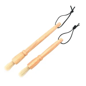 Food Grade Bristle Oil Brush with Wooden Handle Modern Simple Multifunctional Barbecue Sauce Brush Manufacturer 10-in