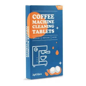 Food Grade Fast Dissolving Residue Free Descaling Degreasing Tablets for Espresso Capsule Coffee Machine Cleaning