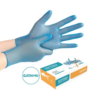 For SV012 Disposable Vinyl Gloves 4mil Thick Powder-Free Anti-Slip EN420 Certified for Kitchen and Household Food Handling