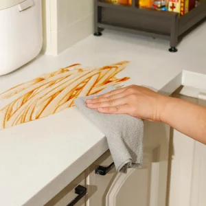 Friendly Knitted Eco Friendly Quick Dry Microfiber Kitchen Towels 40x40cm Solid Color for Home & Kitchen Cleaning