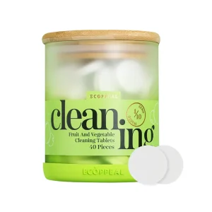 Fruit and Vegetable Tablets Wash Detergent Effervescent Cleaner Washing Cleaning Tablet Set