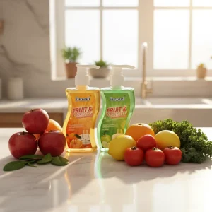 Fruit and Vegetable Washing Detergent Cleaner Veggie Cleaning Baby Bottle Plant Based OEM Cleaner Liquid