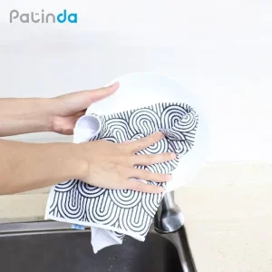 Full Printed Microfiber Cleaning Dish Towel for Kitchen Cleaning Tea Towel Microfiber Tea Cloth