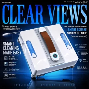 Fully Automatic Window Cleaner Private Mold Customization 20 30 Min Runtime for High Rise Glass