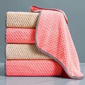 Funny Reusable Merbau Daily Dish Towel Microfiber Kitchen Towels