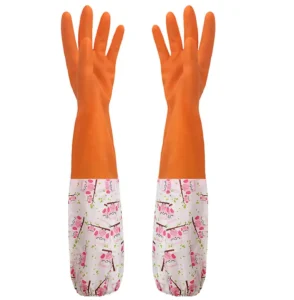 GC2003 Long Sleeve PVC Gloves Kitchen Household Dishwashing Housekeeping Cleaning Gloves