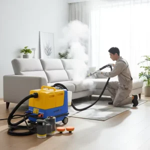 GR 10S Spray Foam Function Home Compact Upholstery Bed Mattress Sofa Carpet Steam Cleaning Machine