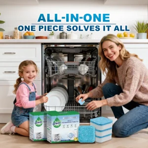 GRIKLIN All in One Eco Cleaning Sodium Percarbonate Tablets Basic Dishwashing Tablets