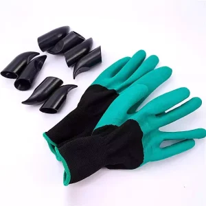 Gardening Gloves with Claws Non Slip Anti Puncture Digging Planting Protective Work Gloves for Garden Farming
