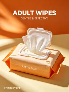 Gentle One Swipe Eco Friendly Antibacterial Extra Soft Cotton Makeup Remover Wipes 20x15cm Moisturizing Portable