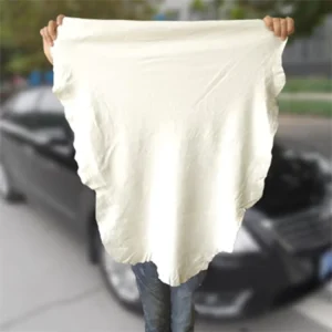 Genuine Sheepskin Material Natural Chamois Leather Car Cleaning Cloth Drying Towel Sheepskin Leather Chamois Cloth