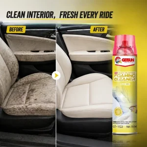 Getsun Multi Purpose Foaming Cleaner Interior Deep Wash Stain Remover Dashboard Upholstery Grime Cutting All in One Spray