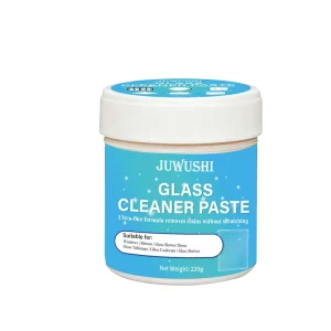 Glass Cleaner Paste Streak Free Crystal Clear Shine Removes Hard Water Stains Limescale Anti Fog Protection 200g