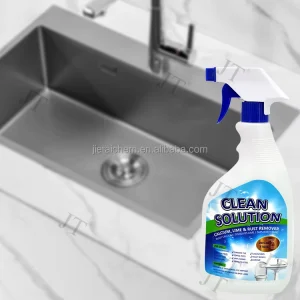 Glass Cleaner for Removing Rust, Stains, and Limescale in the Bathroom