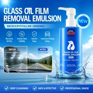 Glodway Glass Cleaner Car Windshield Oil Film Removal Spray Car Window Front Windshield Stain Removing