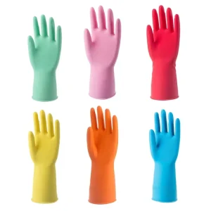 Gloves Latex Washing Household Rubber Custom Logo Medium Cleaning Winter Gloves Colorful Natural Non Latex Powder Free Gloves