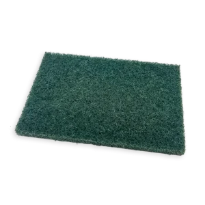 Green Polyester Abrasive Scouring Pads Sponges for Effective Cleaning