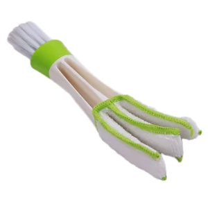 Green & White ABS/PP Car Wash Brush Set for Auto Detailing and Wheel Cleaning