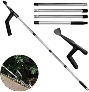 Gutter Cleaner with Extendable Telescopic Pole Gutter Cleaning Tools