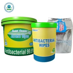 Gym Wipes Club Wipes Bundle OEM Bucket Refill Roll Plant Based Fitness Equipment Wipes Clean Surfaces Mats
