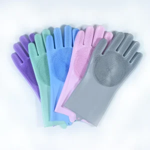 H-2412 Home-Use Silicone Heat-Resistant Durable Thickened Customized Kitchen and Pet Gloves