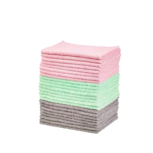 H 4007 30*30CM Square Dust Free Cleaning Towel Lint Free High Absorbency Eco Friendly Microfiber Cloth for Cleanroom Food