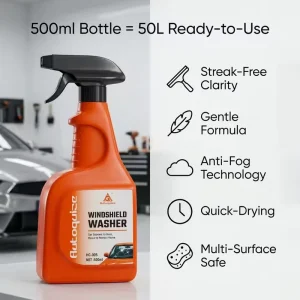 HC-005 Windshield Washer Fluid 500G 1:1 Dilution Powerful Oily Stain Remover All-in-One Glass Cleaner