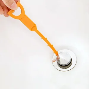 Hair Drain Clog Remover Cleaning Tool Sink Snake Drain Auger Hair Remover Tool for Sewer Toilet Shower Kitchen Sink Bathroom Tub