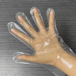 Hair Dye Gloves Disposable ISO9001 Certified Custom Packaging Available PE Gloves for Restaurant Cafe Bakery Catering Service