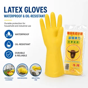 Hand Protection Gloves for Latex Household Kitchen Laundry Cleaning Daily Domestic Work Bulk Supply Fast Delivery