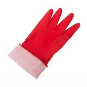 Hand protection latex household gloves blue long latex rubber gloves for dishwashing
