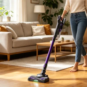 Handheld Cordless Rechargeable Vacuum Cleaner OEM Logo Factory HEPA Filter Digital Screen USB C LED Home Hotel Use