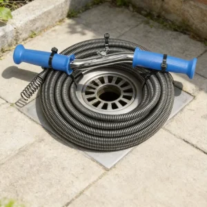 Handheld Pipeline Unclogger Spring Tube Cleaning Tool for Household Kitchen Sink Drains Sewer Cleaner Spiral Type Durable