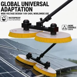 Handheld Telescopic Rod Industrial grade Cleaning Brush Electric Single head Double head OEM
