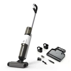 Handheld Wet and Dry Self-Cleaning Floor Washer Rechargeable Wireless 3 Gear Adjustment Cleaner with LED Lights