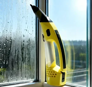 Handheld Window Vacuum Cleaner 30 60min Runtime Electric IPX4 Waterproof 360 Rotation Automatic Cleaning for Household Windows