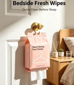 Hanging Portable Face Towels for Smooth Extraction and Space Saving