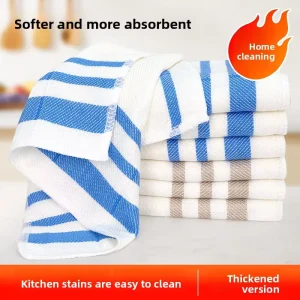 Hanging Wooden Fiber Double-Sided Lint-Free Absorbent Kitchen Dishcloth Hand Towel Model Xsj-122