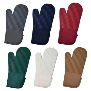 Heat Resistant Printed Silicone Oven Gloves Grill BBQ Baking Cooking Custom Printed Oven Mitts